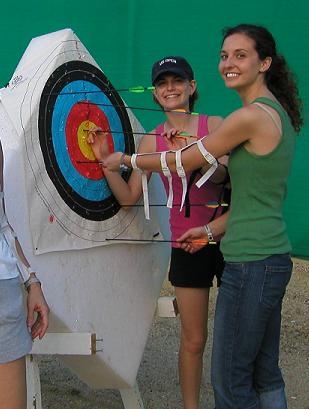 Allie and Katie -- right on target