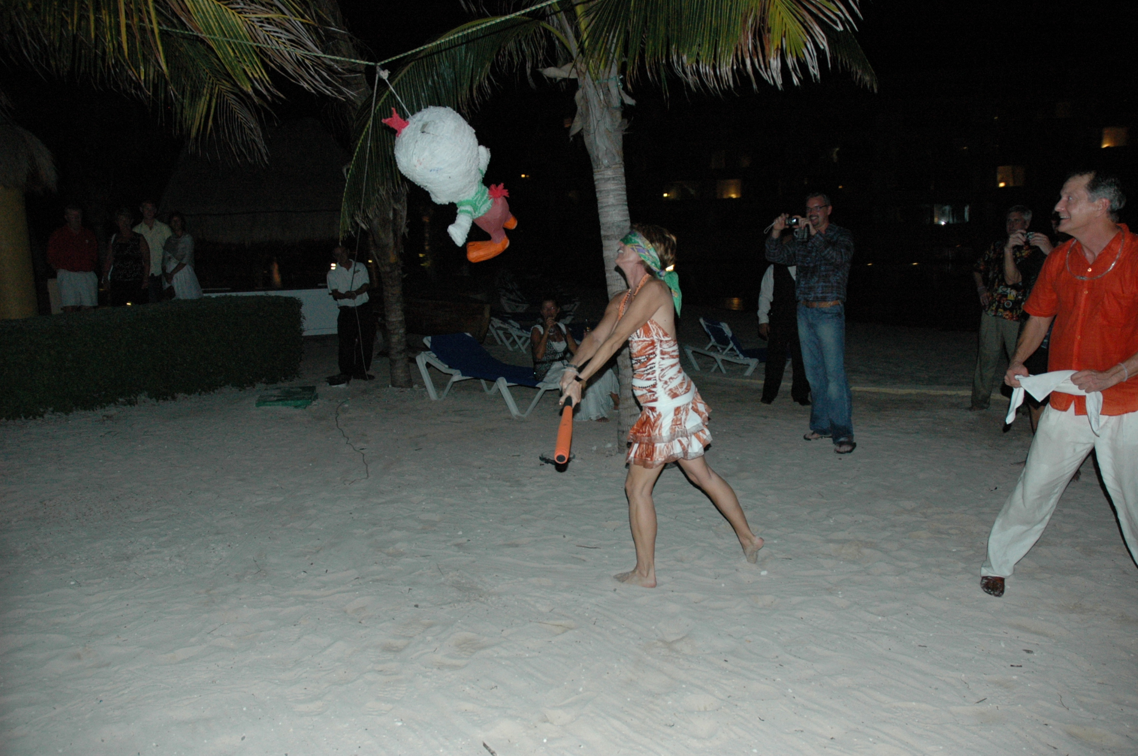 Next came the Mexican Pinata... rid yourself of six bad habits.   Jytte imagines six 