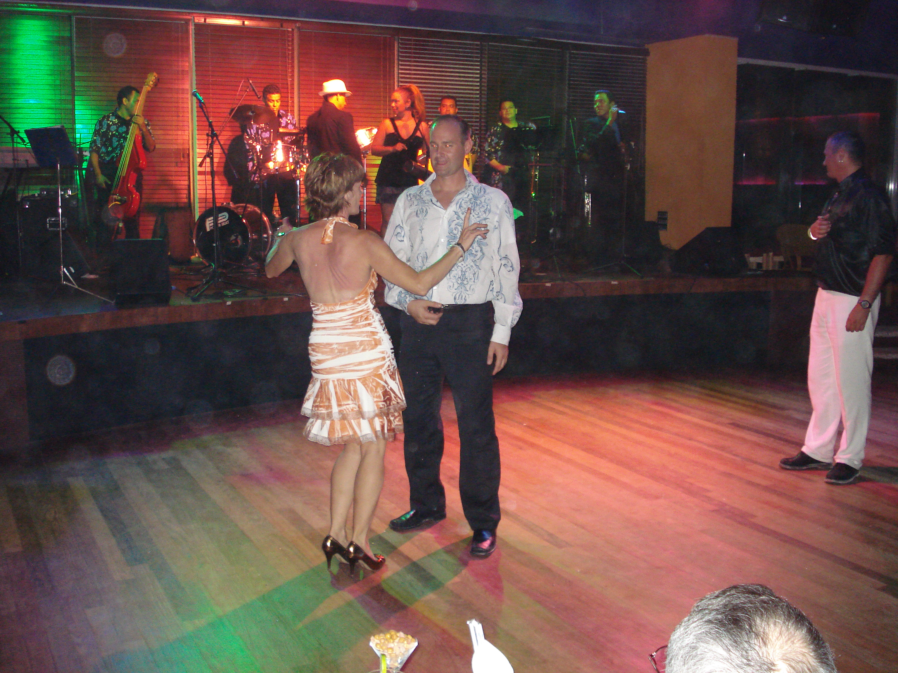 Robert and Jytte take to the dance floor